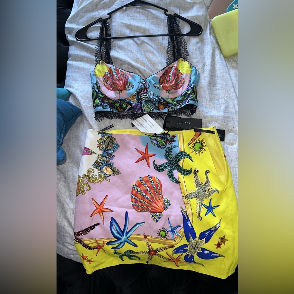 Brand new never worn Versace two piece sold separately but I’ll sell together